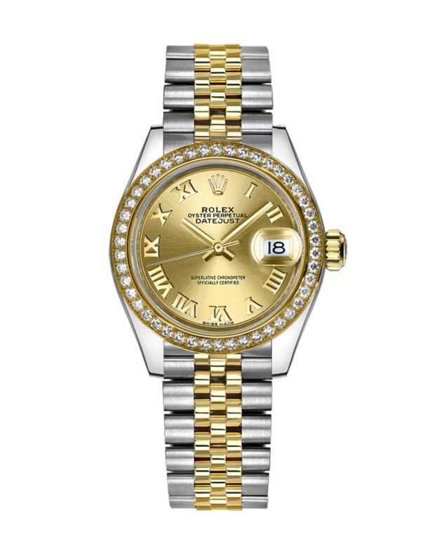 Rolex Datejust 279383RBR Mujer 904L Acero inoxidable Oystersteel 28MM
