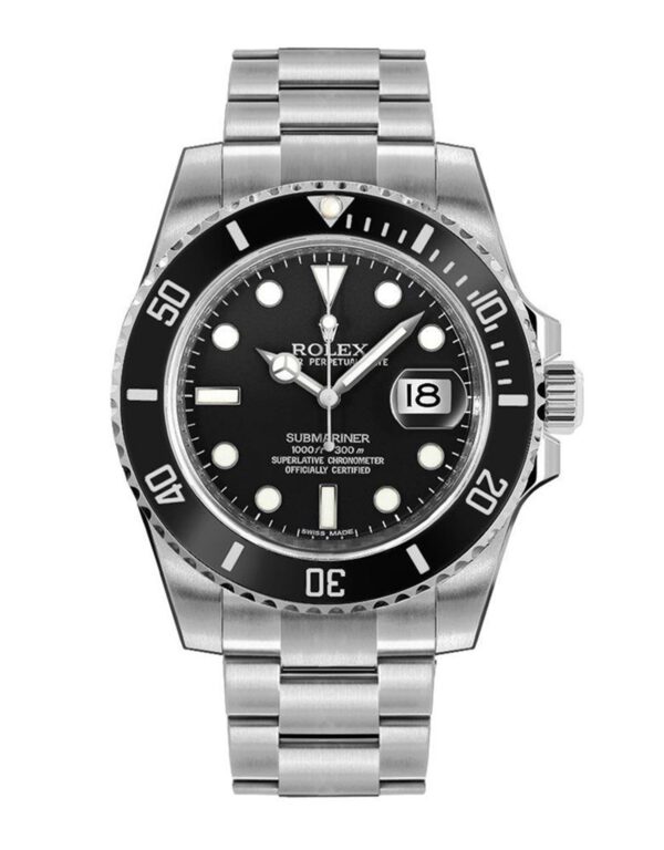 Rolex Submariner Date 116610LN Hombre 904L Acero inoxidable Oystersteel 40MM